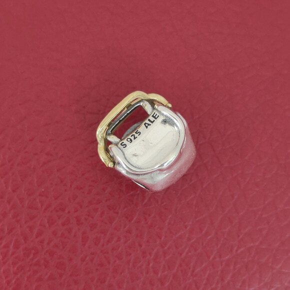 Pandora Atlanta Falcons NFL Football Helmet Charm 14K Gold and S925 Silver - Picture 8 of 9